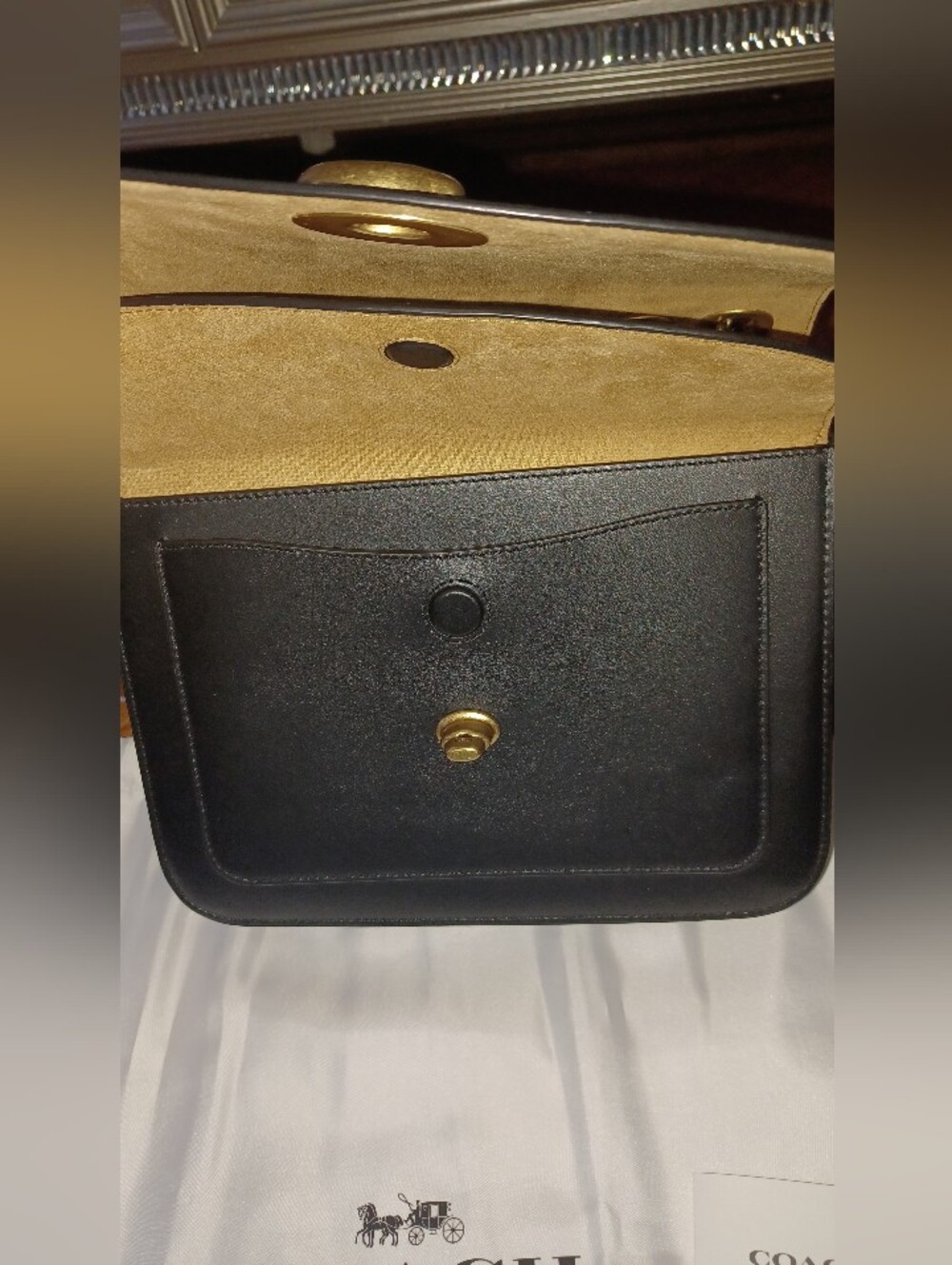 COACH MADISON SHOULDER BAG IN BLACK - Picture 6 of 9